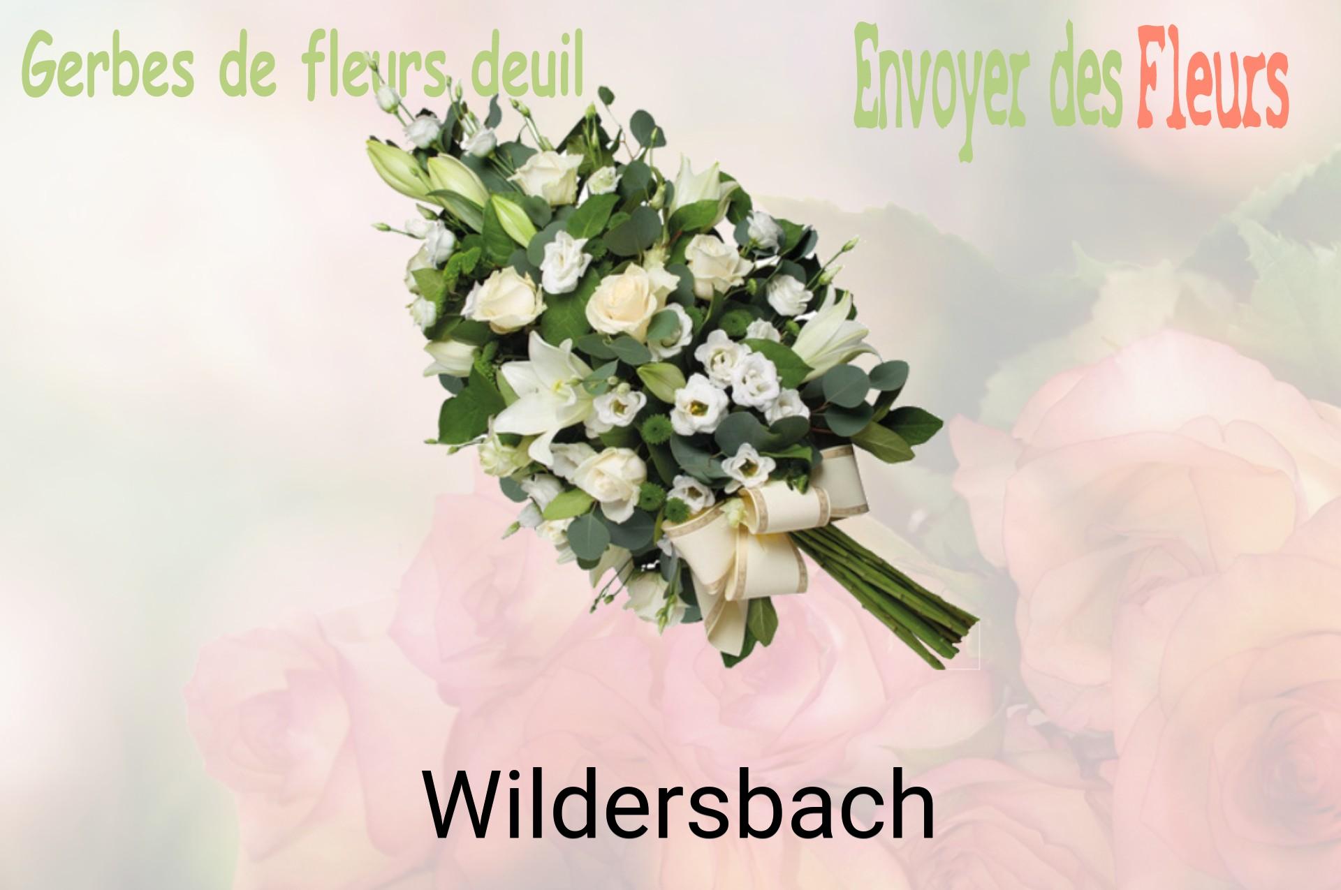 Gerbe de fleurs de deuil livrée à Wildersbach